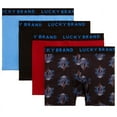 thumbnail image 1 of LUCKY BRAND BOXER X4 - 243 US COLORS - LARGE - MEN BRIEF UNDERWEAR PACK P503, 1 of 2