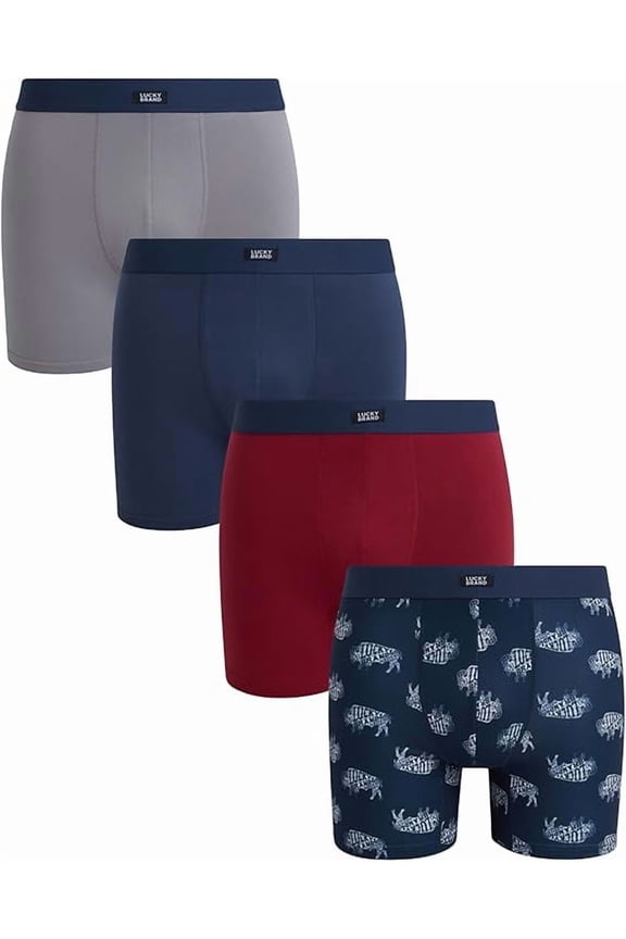 BOXER X4 - 253 BLUE BUFFALO - MEDIUM - MEN BRIEF UNDERWEAR PACK P580