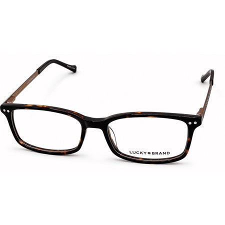 Lucky Brand Big Kids Ophthalmic Eyeglass Rectangle Tortoise Plastic D800 46mm