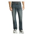 thumbnail image 1 of LUCKY BRAND Mens Blue Flat Front, Straight Leg Relaxed Fit Stretch Denim Jeans W34\L30, 1 of 3