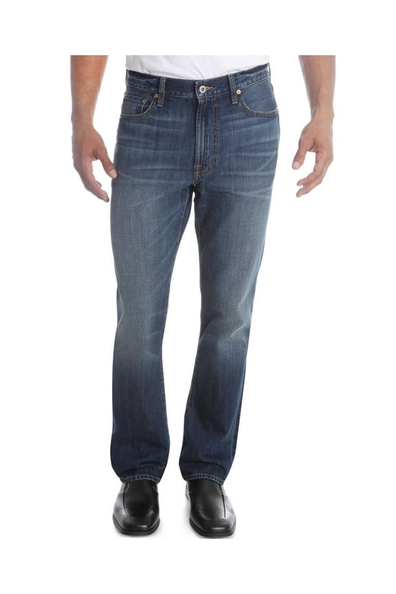 Mens Blue Straight Leg, Denim Jeans W38/ L32