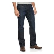 LUCKY BRAND Mens Blue Straight Leg, Heather Relaxed Fit Denim Jeans W40/ L32