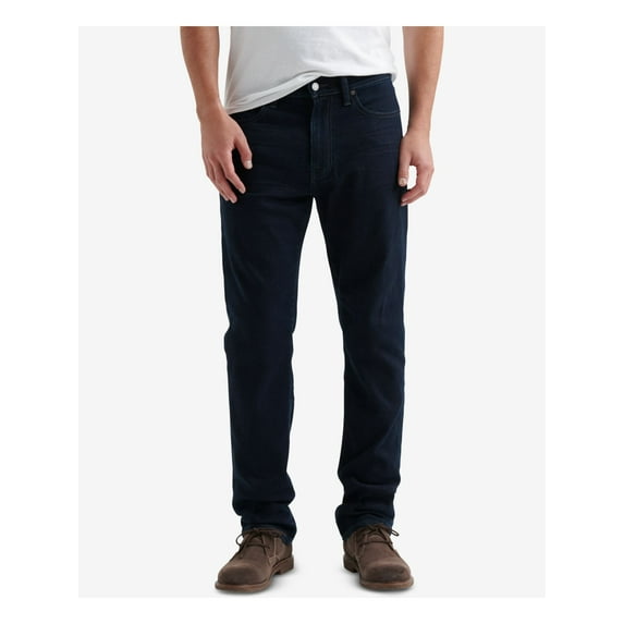 LUCKY BRAND Mens Navy Straight Leg, Denim Jeans W33/ L32