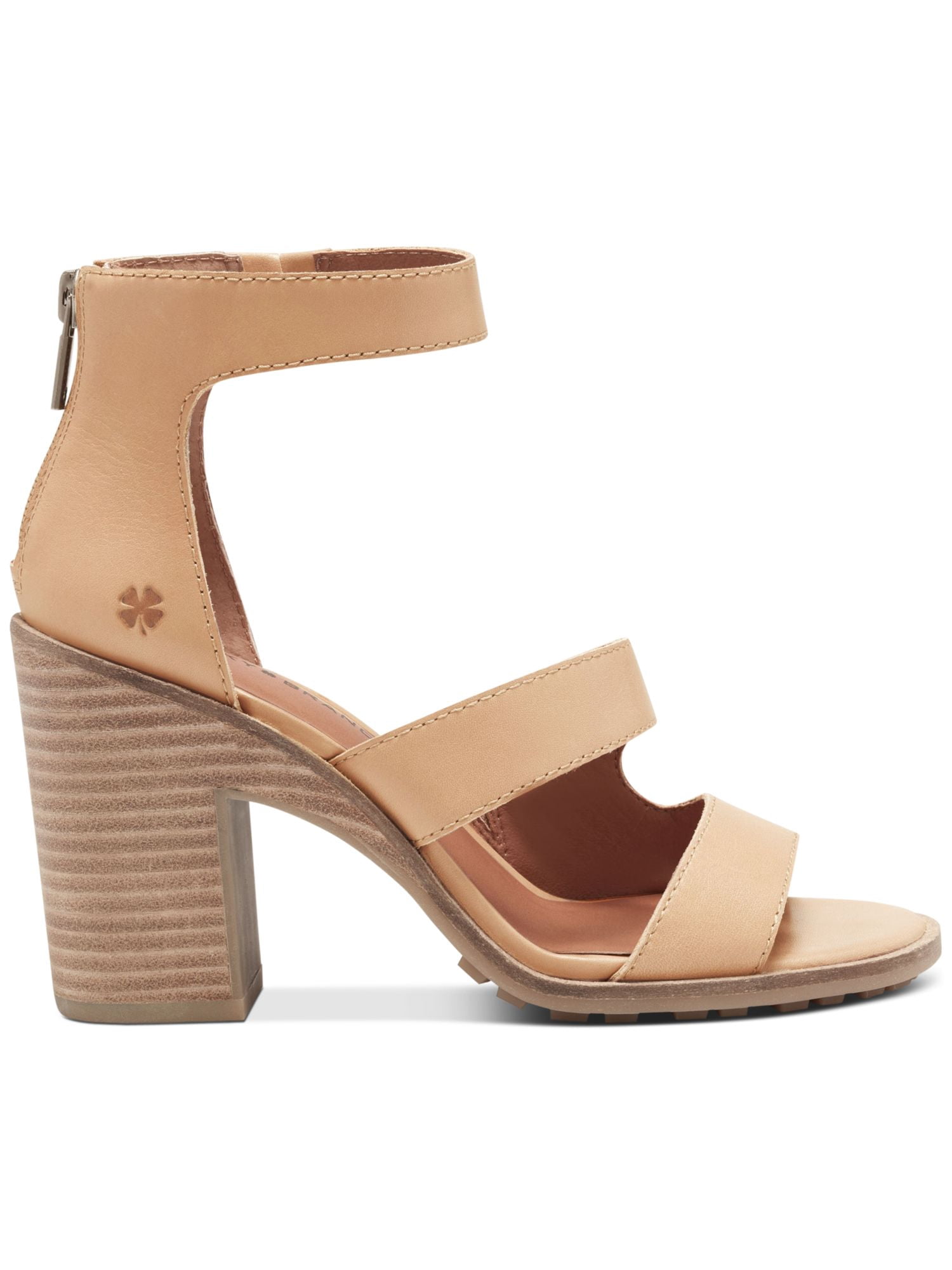 Lucky Brand Women's Saimy High Heel Sandals – Leather Heeled Summer Sandals