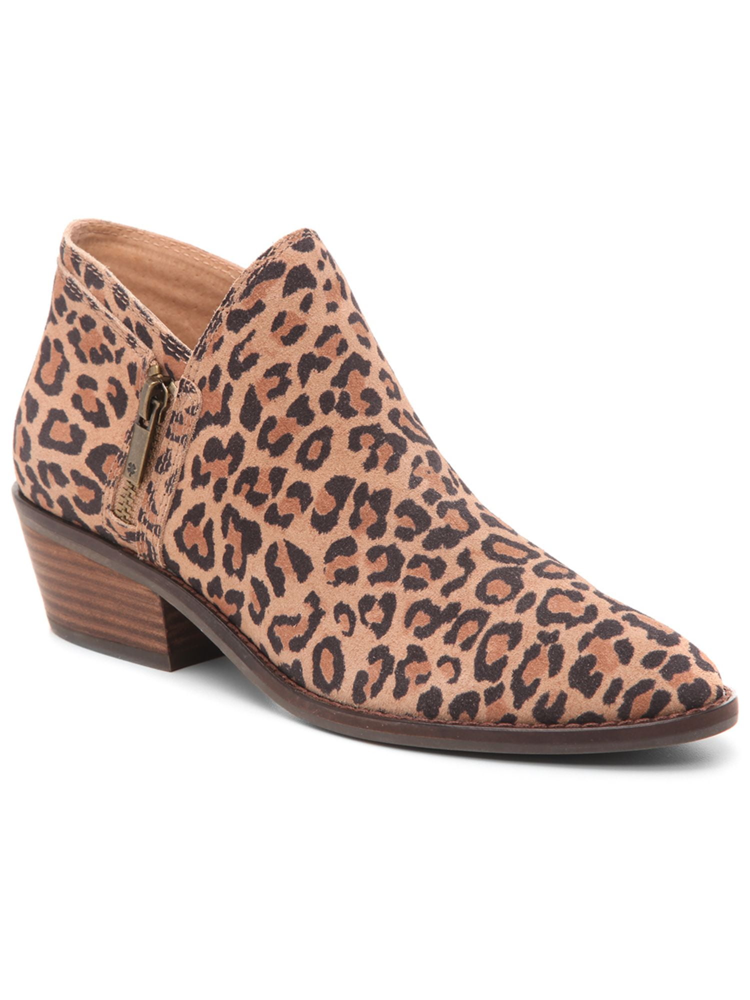 Lucky brand hotsell leopard booties