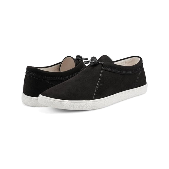 LUCKY BRAND Womens Black Slip On Comfort Cushioned Ebrun Round Toe Sneakers Shoes 7.5 M