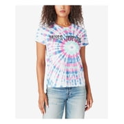 LUCKY BRAND Womens Blue Graphic Short Sleeve Crew Neck T-Shirt M