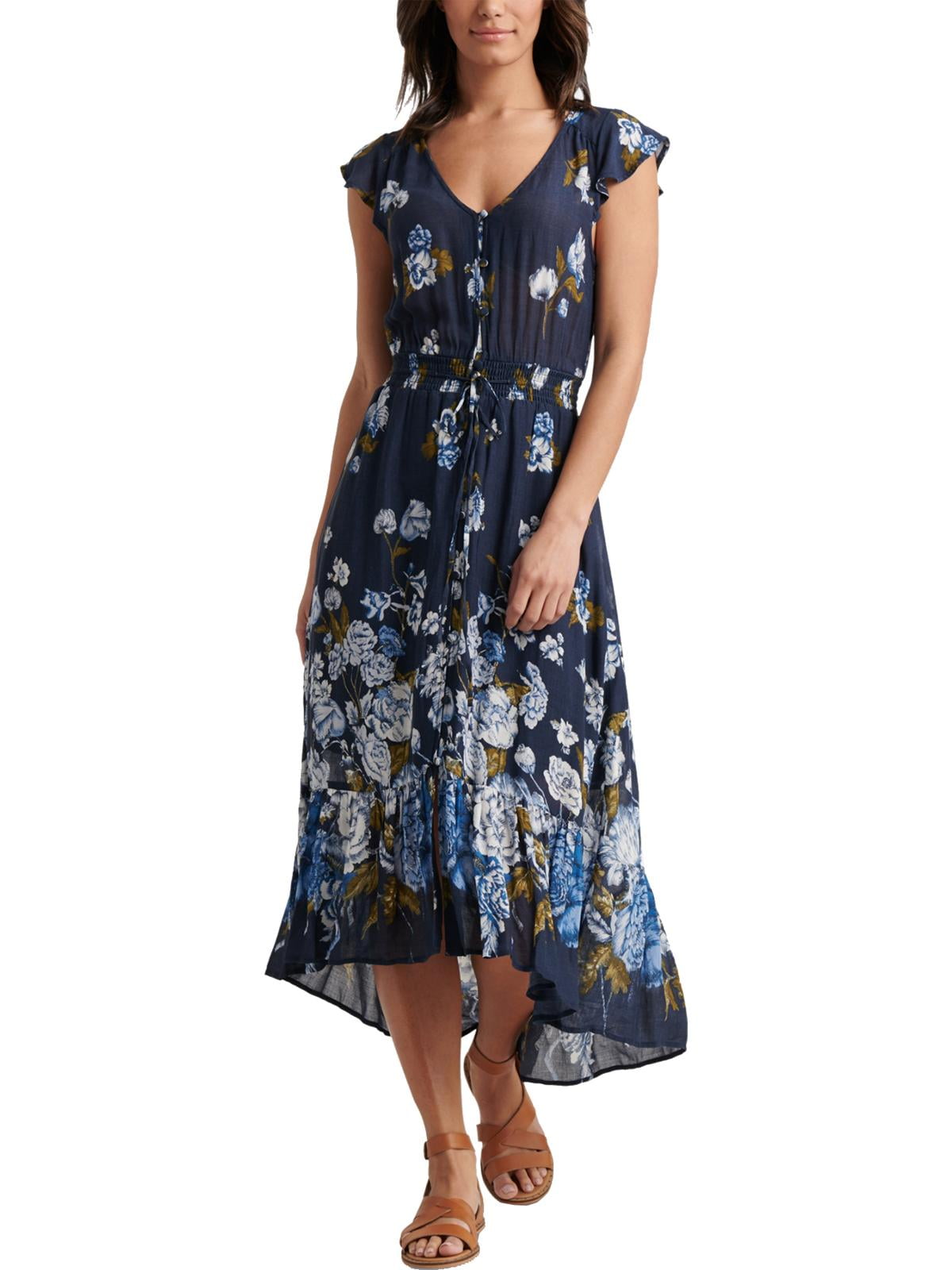 maxi embroidered floral dress Mew Mews Alirio Halterneck Embroidered Flower Maxi Dress