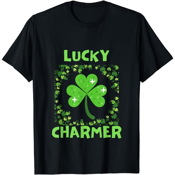 LUCKY CHARMER Funny St. Patrick's Day for women T-Shirt