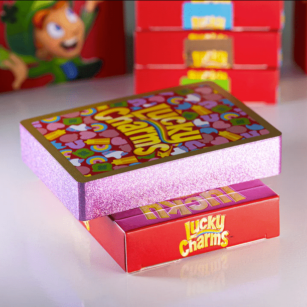 LUCKY CHARMS LIMITED GILDED PLAYING CARDS- Marshmallow Pink by Fulton