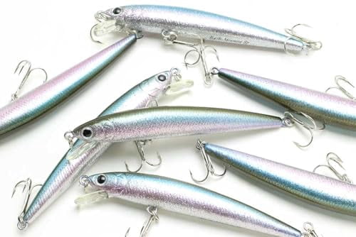 LUCKY CRAFT Japan Flash Minnow 80SP ~JDM Jerkbait Side by Side Action Wobbling River Trout Pond Freshwater Lake Bass Fishing Bait