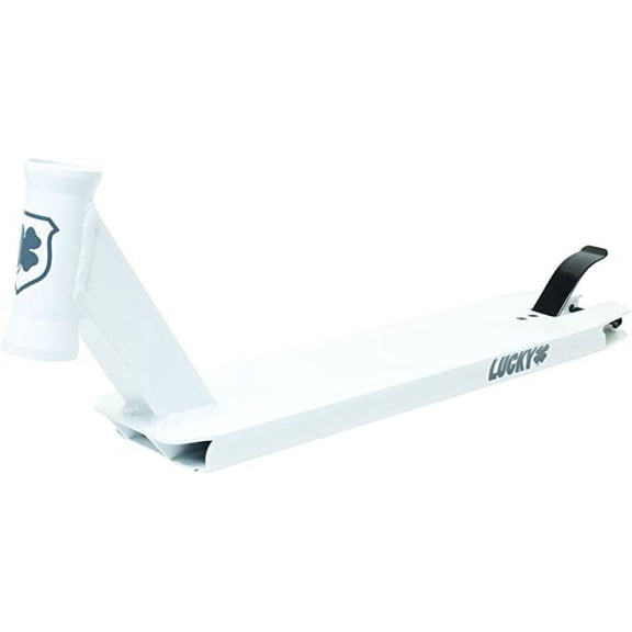 LUCKY Motion Pro High-Quality Scooter Deck - White, 20.5 x 4.25-inch