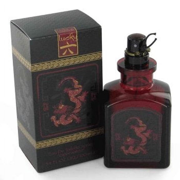 LUCKY NUMBER 6 * Lucky Brand 0.17 oz / 5ml Miniature EDT Men Cologne Splash