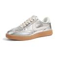 thumbnail image 1 of LUCKY STEP Womens Classic Retro Sneakers Non Slip Fashion Casual Shoes,Silver, 1 of 12