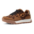 thumbnail image 1 of LUCKY STEP Comfort Retro Color Blocked Sneakers Fashion Casual Shoes,Brown Leopard,Womens, 1 of 9