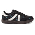 thumbnail image 1 of LUCKY STEP Fashion Floral Embroidery Retro Sneakers Casual Walking Shoes,Black,Womens, 1 of 6