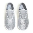 thumbnail image 1 of LUCKY STEP Fashion Glitter Sneakers for Womens/Girls Silp On Running Shoes Lightweigt Tennis Walking Sneakers(Silver,8.5B(M)US), 1 of 6
