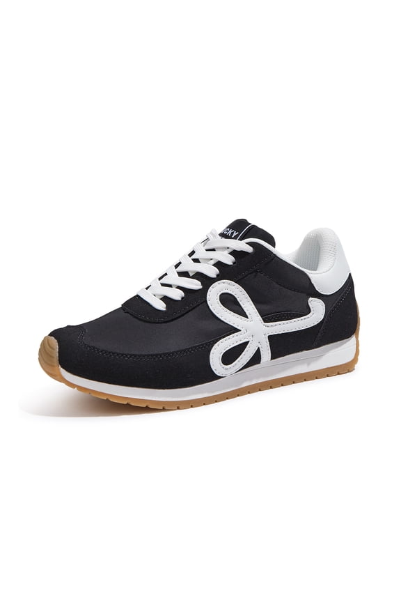Stylish Retro Casual Comfortable Running Walking Shoes,Black,Womens