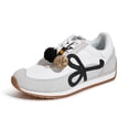 thumbnail image 1 of LUCKY STEP Stylish Retro Casual Comfortable Running Walking Shoes,Grey&Black,Womens, 1 of 11