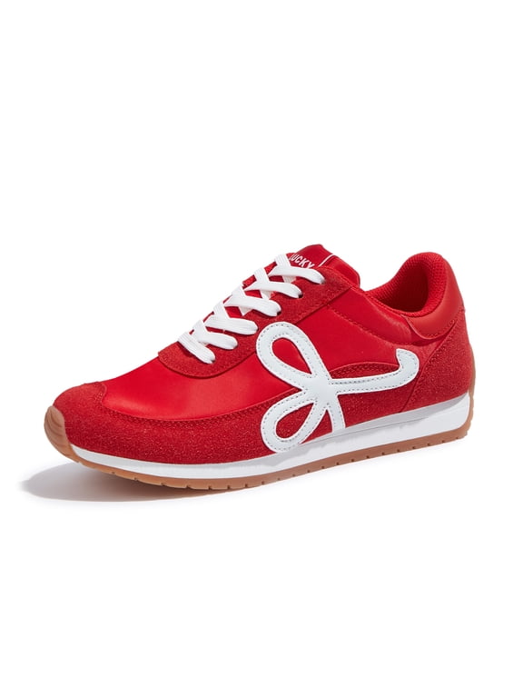Stylish Retro Casual Comfortable Running Walking Shoes,Red,Womens
