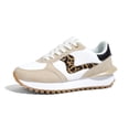 thumbnail image 1 of LUCKY STEP Stylish Retro Platform Sneakers Casual Walking Running Shoes,Beige/Leopard,Womens, 1 of 11