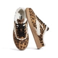 thumbnail image 1 of LUCKY STEP Womens Mule Fashion Sneakers Slip On Backless Winter Retro Comfy Casual Shoes,Leopard, 1 of 11