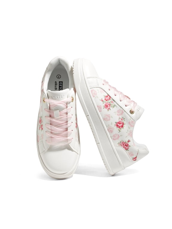 Womens Printed Fashion Sneakers Non Slip Comfortable Casual Shoes,P Pink