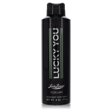 LUCKY YOU by Liz Claiborne Deodorant Spray 6 oz for Male