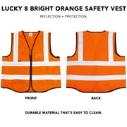 LUCKY8 Safety Vest With Reflective Strips