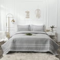 thumbnail image 1 of Luckybull 3-Piece Gray Bohemian Quilt Bedding Sets, California King, 1 of 5