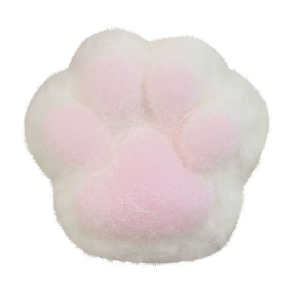 LUCKYLTT1 Cute Cat Paw Shaped Soft Plush Pillow Cushion for Home Decor, Office Chair, Car Seat, Kids Room, Gift Idea Pink
