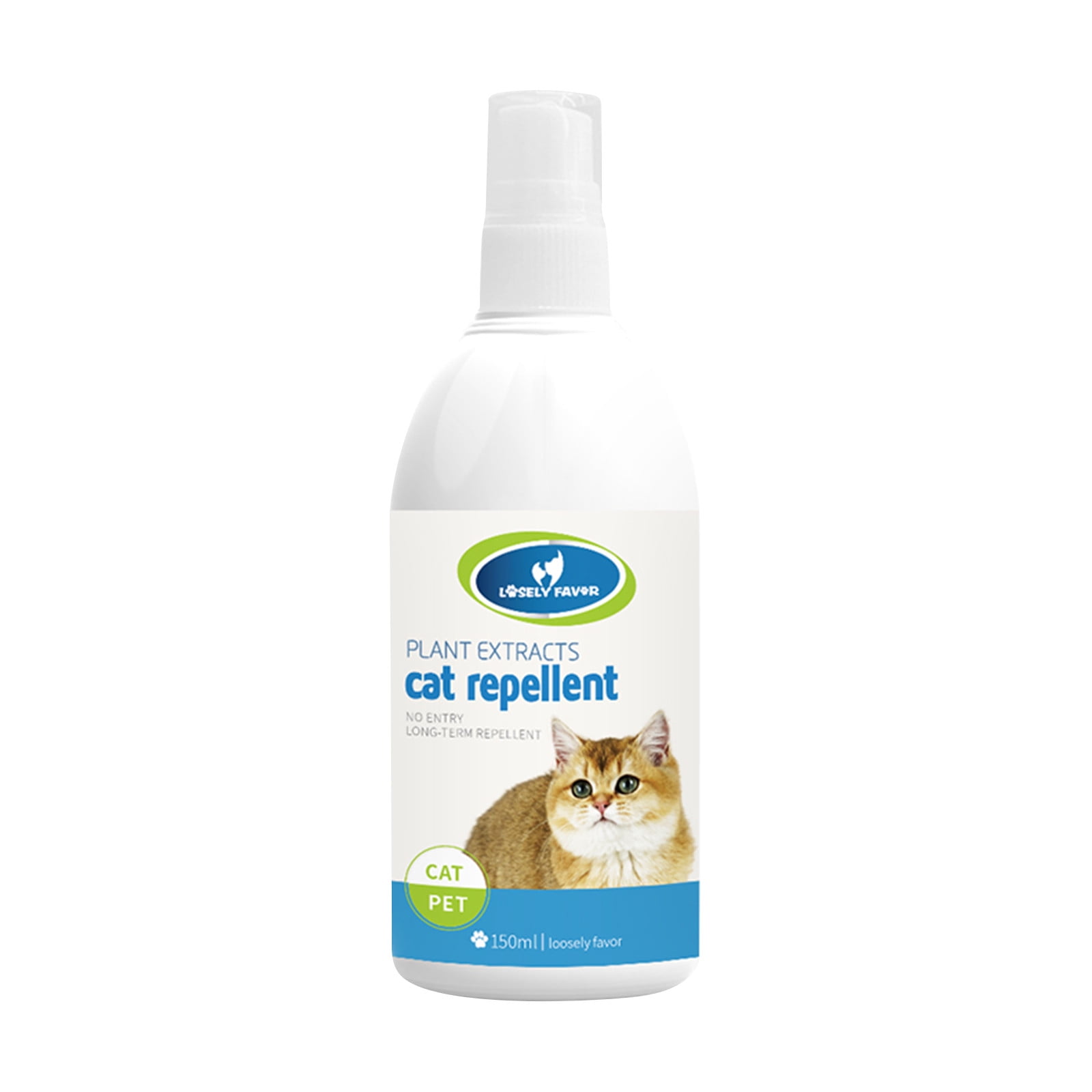 LUCKYM Cat Deterrent Outdoor&Indoor, Cat Deterrent Spray, Cat Repellent