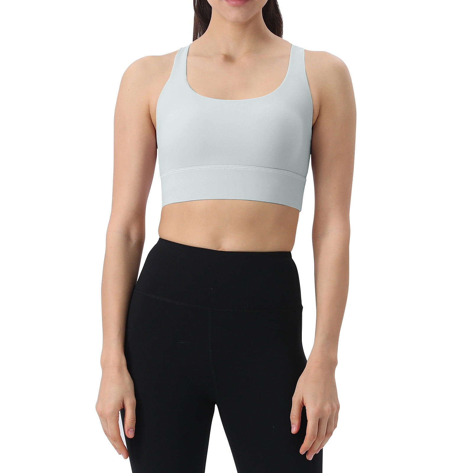 LUCKYW Womens Summer Workout Tops Sexy Backless Yoga Shirts Open Back