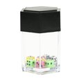 thumbnail image 1 of LUCKYXTT Premium Hexagonal Dice Set with Transparent Case and Black Lid Multi-Colored Dice for Board Games, Casino Nights, and Collectors, 1 of 4
