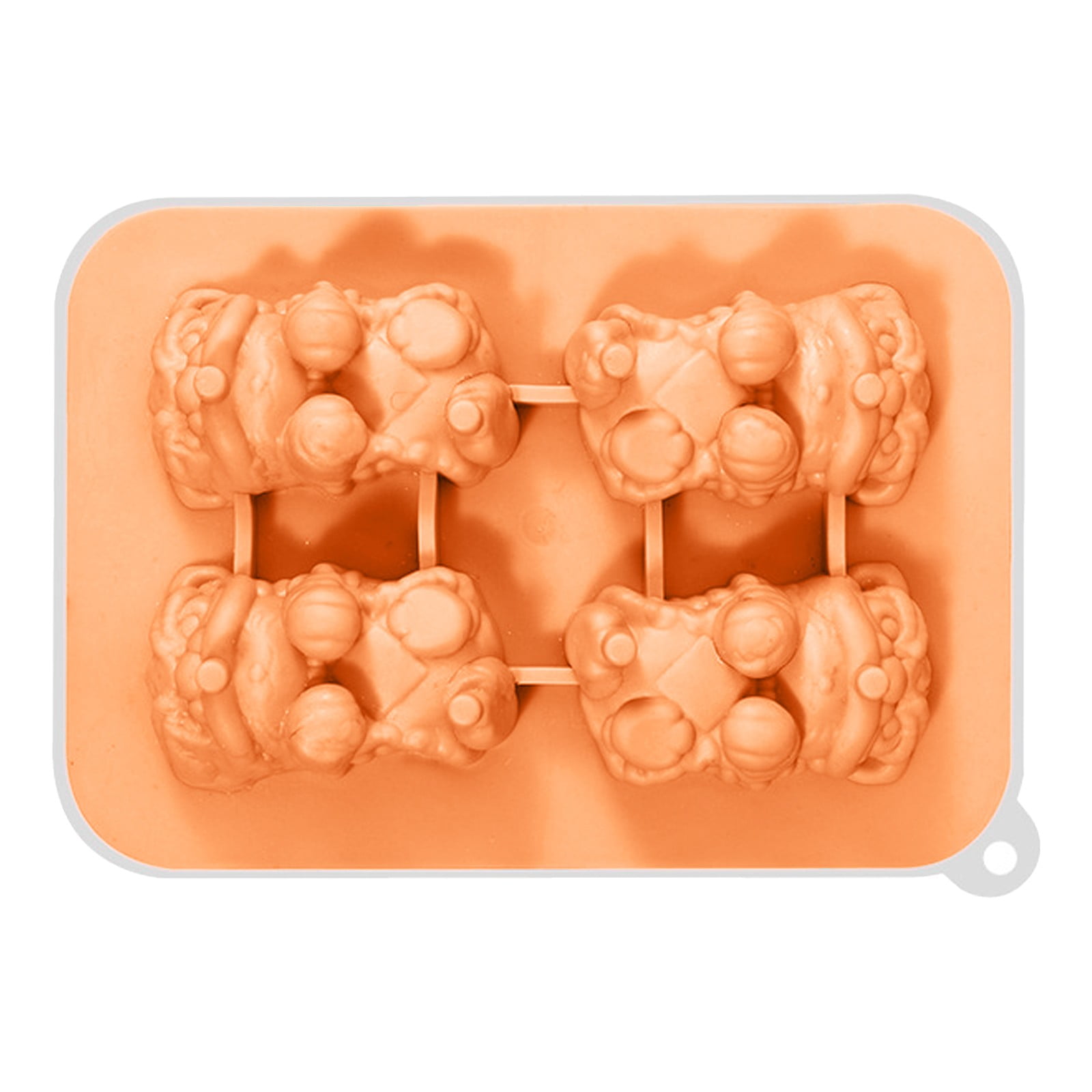 LUDJSKZ Clearance Ice Cube Tray Cute Ice Cube 3D Silicone Ice Cube Tray ...