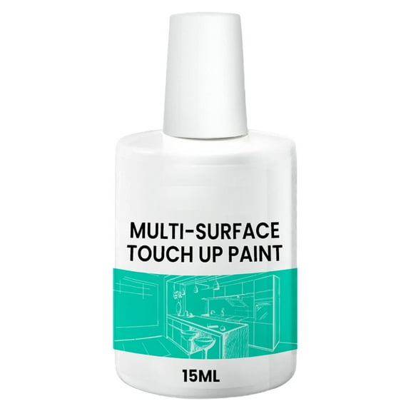 LUDJSKZ Clearance 15Ml Multi-Surface White Touch Up Paint, Quickly Repairs House Minor Chips, Cracks, Scratches and Spots for Appliance and Home Repairs, Walls, Porcelain, Cabinets, Furniture,Wood