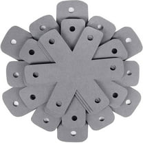 LUDJSKZ Clearance Pan Pot Protectors, Set of 12 and 4 Different Sizes, Larger & Thicker Gray Pan Separator Pads, Pan Protectors for Stacking and Protecting Your Cookware