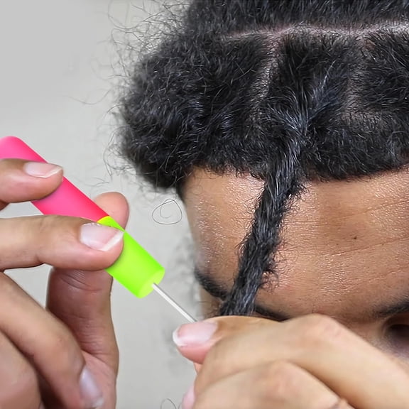 LUDJSKZ Hot Sale Latch Hook Needle Crochet Serging Crochet Hook Latch Hooks Tool for Braids Repair Tool Multi-Purpose Knitting Needle for Hair Extension Micro Braids