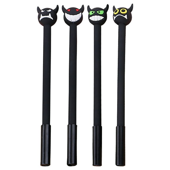 LUDJSKZ Hot Sale PensCow Head Gel Pen Cute Cow Devil Water Based Pen Cute Learning Stationery Pen Pen 8Ml