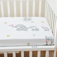 thumbnail image 1 of LUDLZ Baby Bed Sheet, 100% Cotton – Soft, Breathable, Cute Patterns, 110cm x 60cm, 1 of 2