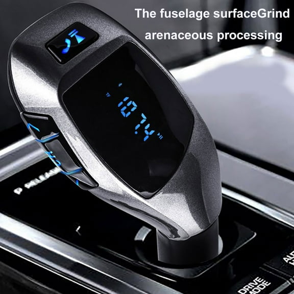 LUDLZ Bluetooth Wireless FM Transmitter with User Manual