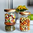 thumbnail image 1 of LUDLZ Clear Glass Airtight Sealed Coffee Food Storage Jar, 1 of 2