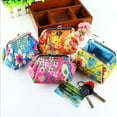thumbnail image 1 of LUDLZ Cute Flowers Embroidered Coin Purse, Wallet, 1 Compartment, Pouch, 1243 Color, 1 of 2