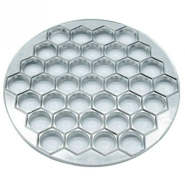LUDLZ Dumpling Mold Aluminum Alloy 37-Cavity Easy to Use Pasta Molds & Dumpling Mold & Stamp