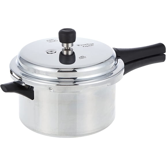LUDYSHARE 4L Pressure Cooker - Safe, Durable & ISI Certified for Fast Cooking