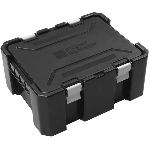 LUDYSHARE Wolf Pack Pro Stackable Storage Box, Heavy Duty, Impact/Water/Dust Resistant, Camping & Moving Container