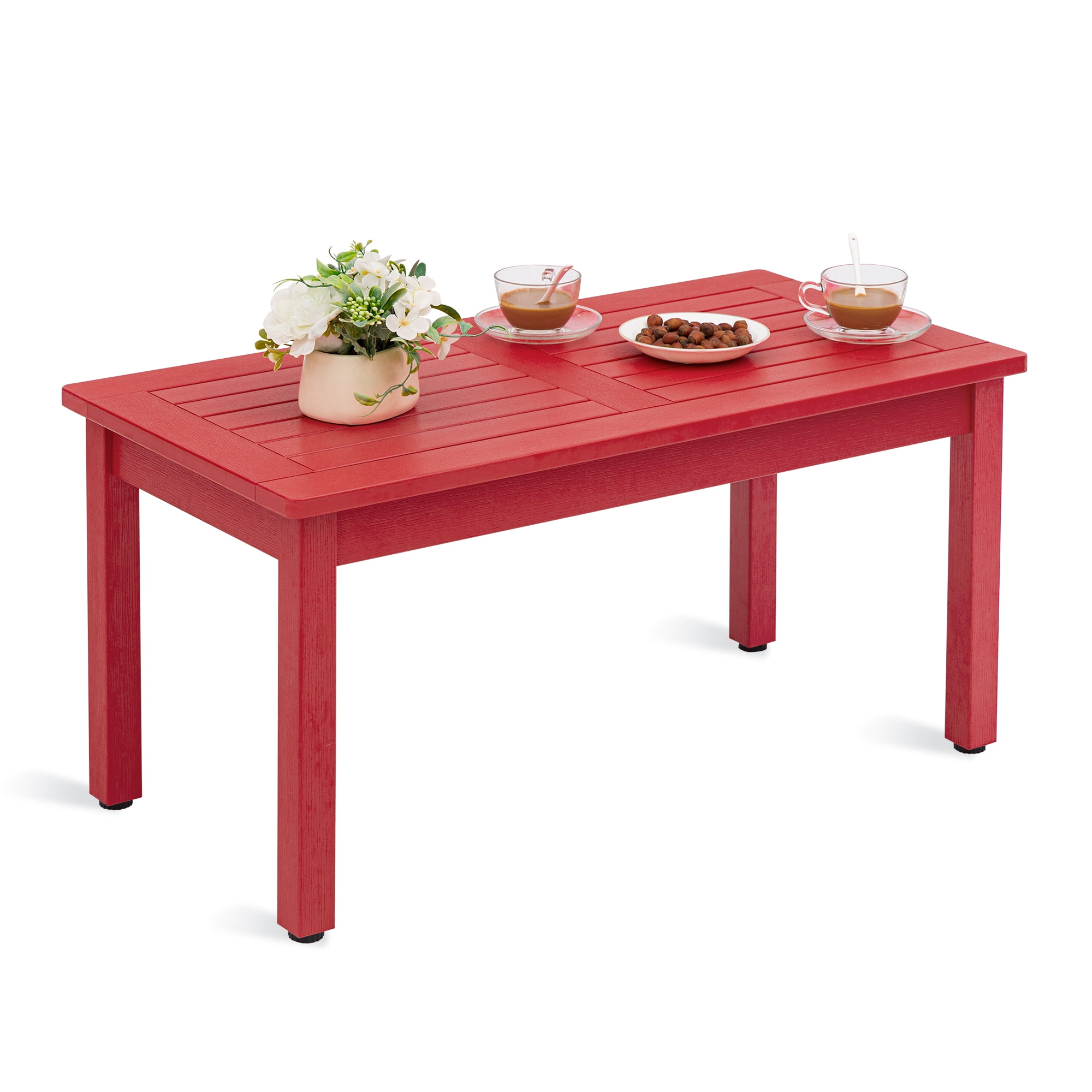 Coffee Table Small Red Patio Table Highwood Adirondack Rustic Red