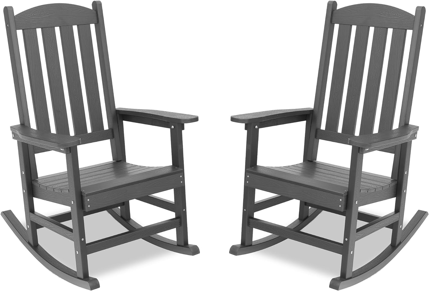 LUE BONA Outdoor Rocking Chair, HDPS Poly Rocking Chair, All Weather ...