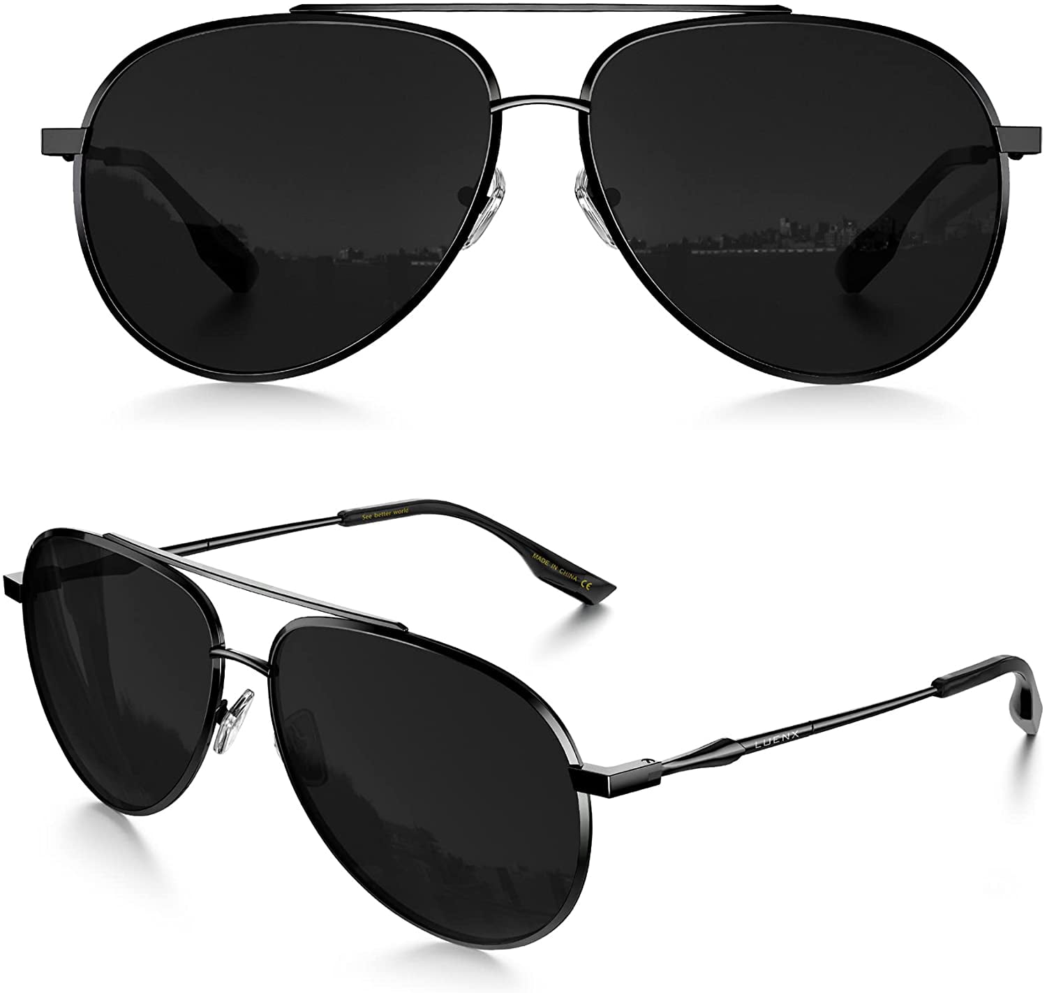 CE 400 Aviator Sunglasses with Gradient Purple Lenses UV Protection Free Shipping! Rocawear Men main image 3