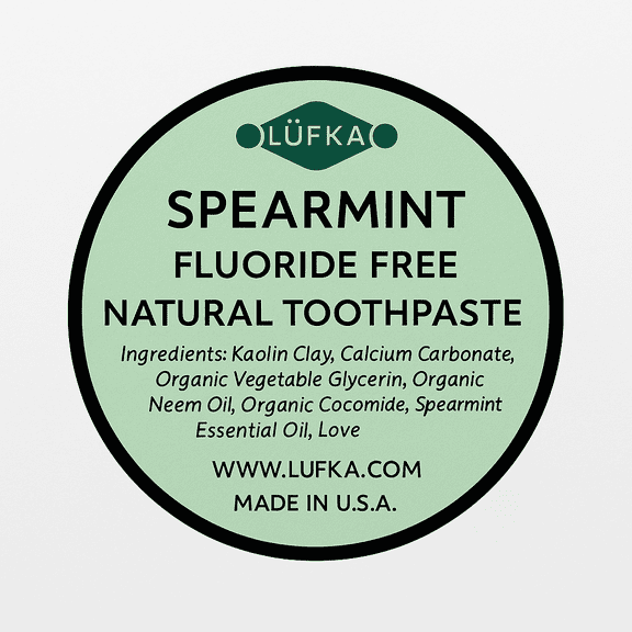 LUFKA Spearmint Natural Toothpaste